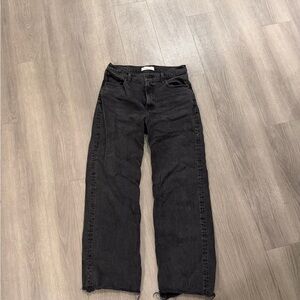 Abercrombie & Fitch Women's Black High Rise 90s Relaxed Jean